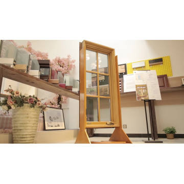 USA NAMI/AAMA/SDA/WDMA Certified SGCC Tempered Glass Window Price Of Wood Aluminium Casement Window